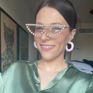 Gucci Pearl Glasses